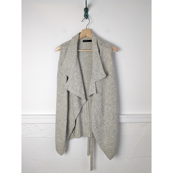 Karen Millen • Belted Sweater Vest Cardigan - Picture 5 of 9